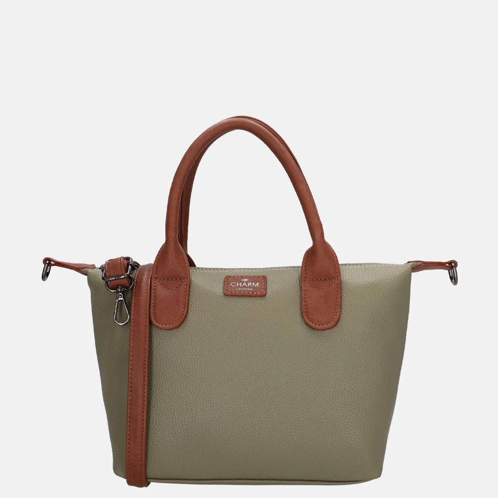Charm London Buckingham Palace handtas M olijfgroen