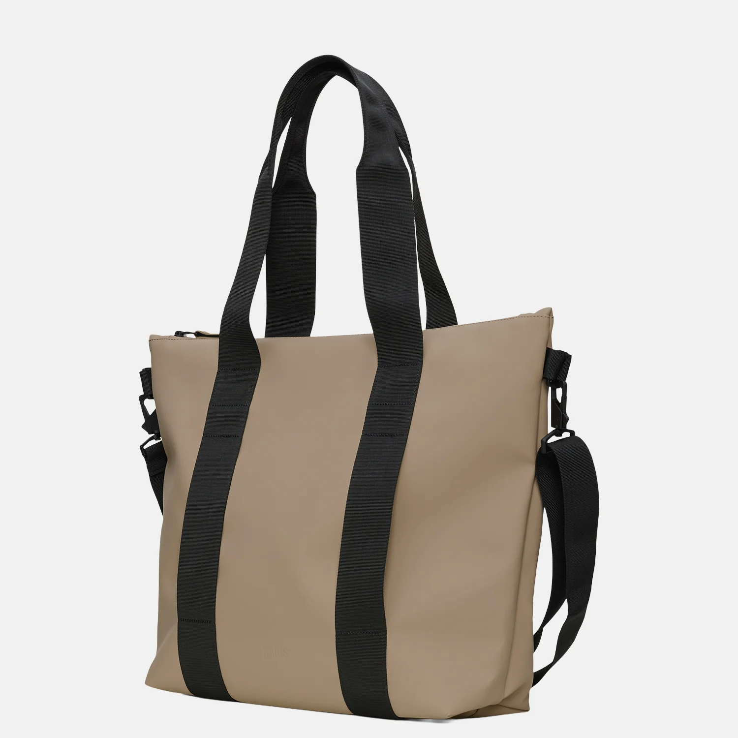 Rains Tote Bag shopper beige bij Duifhuizen