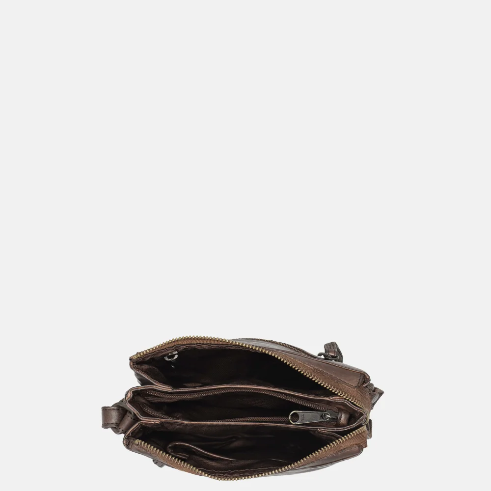 Bear Design crossbody tas brown bij Duifhuizen