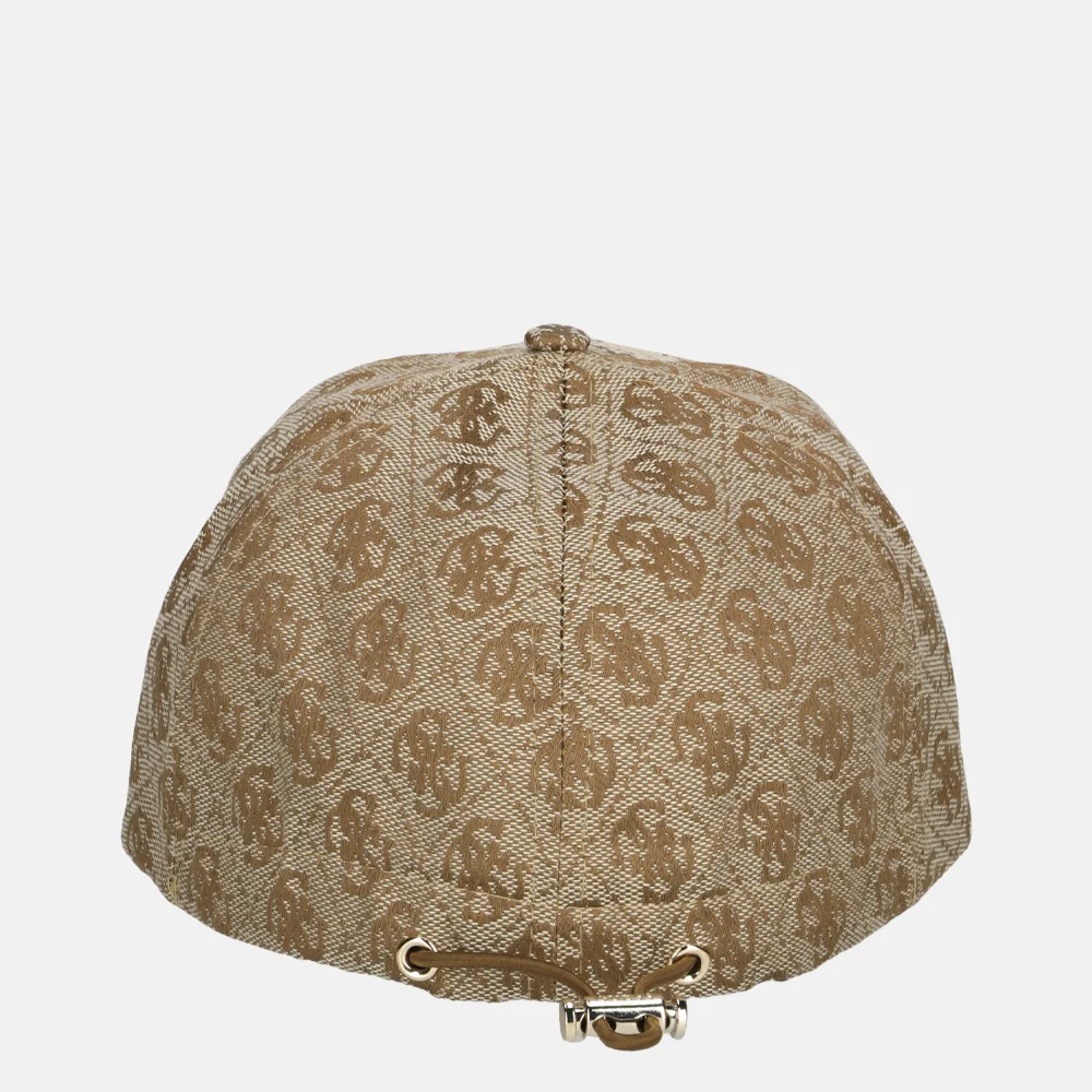 Guess Orlina baseball pet latte logo bij Duifhuizen