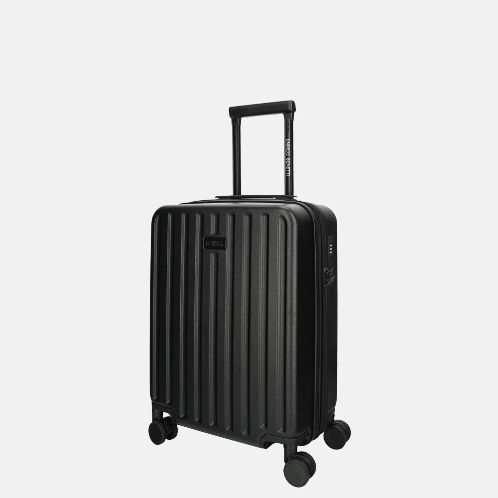 Enrico Benetti Portland kofferset 3-delig zwart bij Duifhuizen