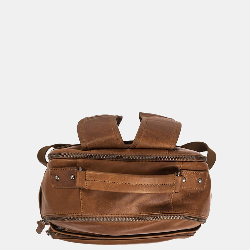Chesterfield Austin rugzak 14 inch cognac bij Duifhuizen