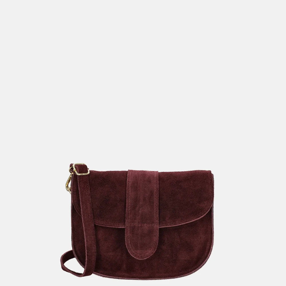 Charm London crossbody tas bordeaux rood bij Duifhuizen