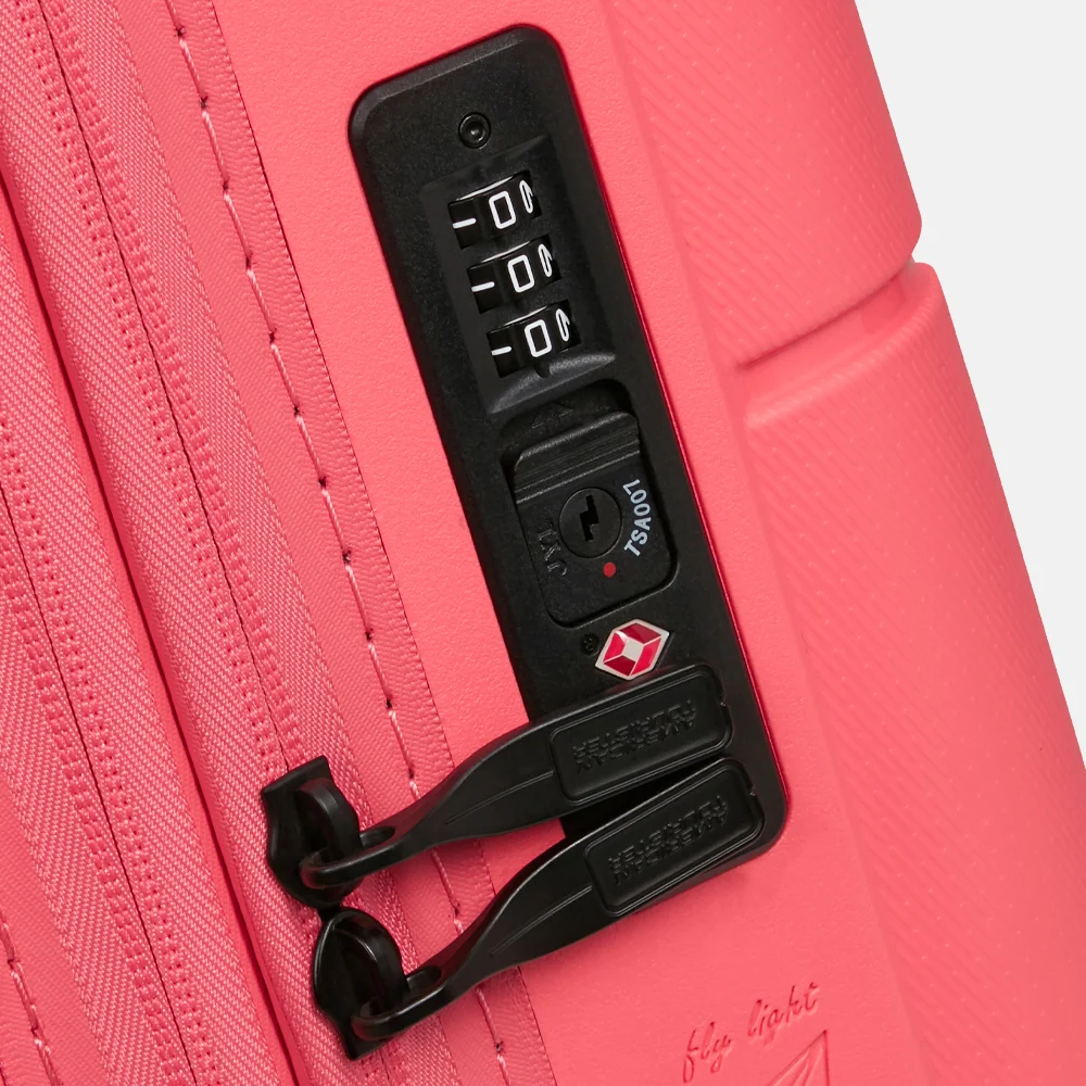 American Tourister Dashpop handbagage koffer 55 cm sugar pink bij Duifhuizen
