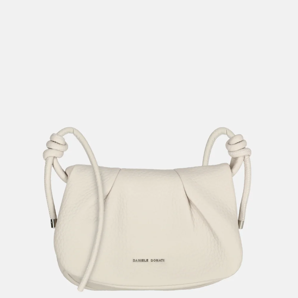 Daniele Donati crossbody tas light beige bij Duifhuizen