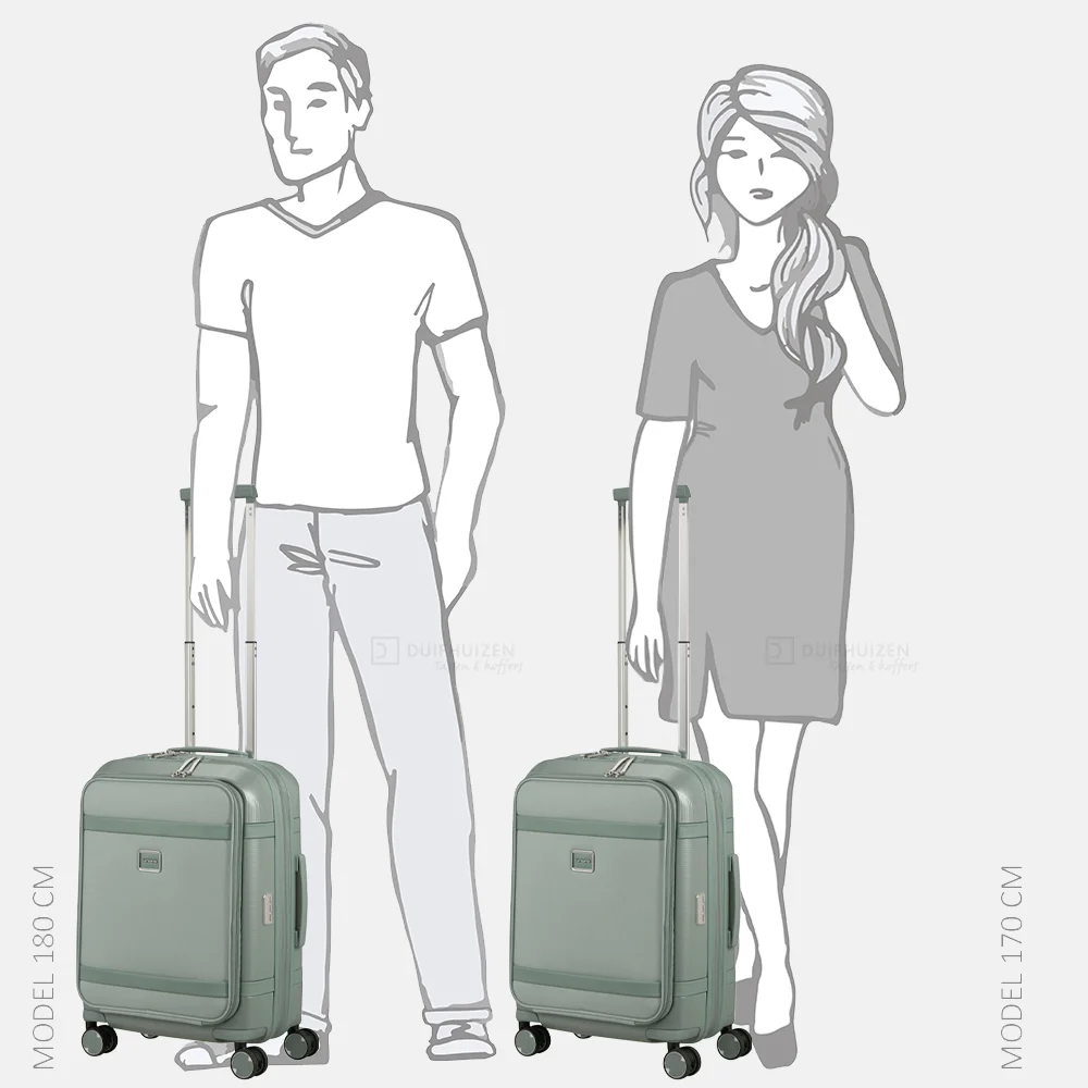 Samsonite Image spinner handbagage koffer expendable 55 cm thyme bij Duifhuizen