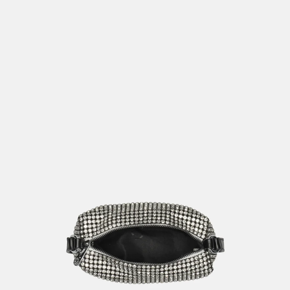 Firenze clutch strass silver bij Duifhuizen