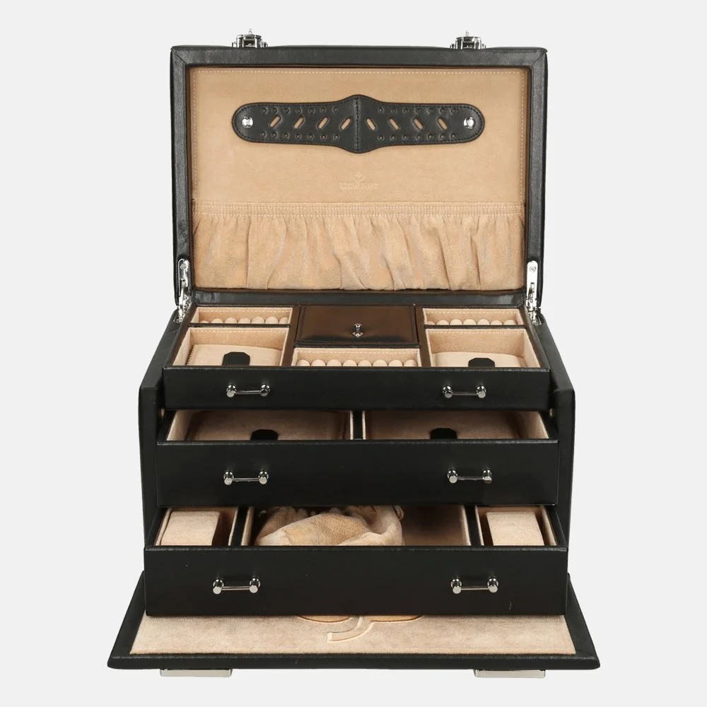 Windrose Ambiance sieradendoos M zwart bij Duifhuizen