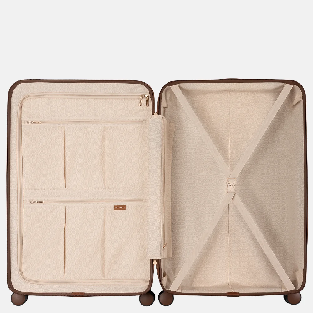 Suitsuit Fab Seventies reiskoffer 76 cm italian clay bij Duifhuizen