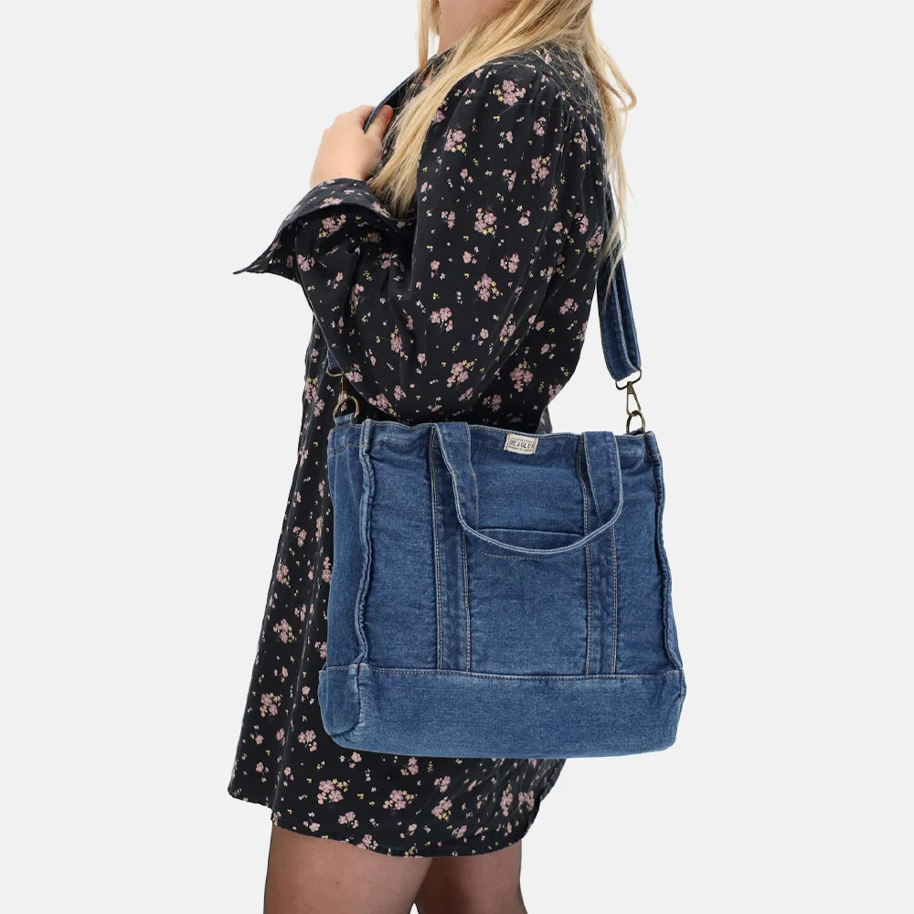 Beagles handtas L jeans jeansblauw bij Duifhuizen