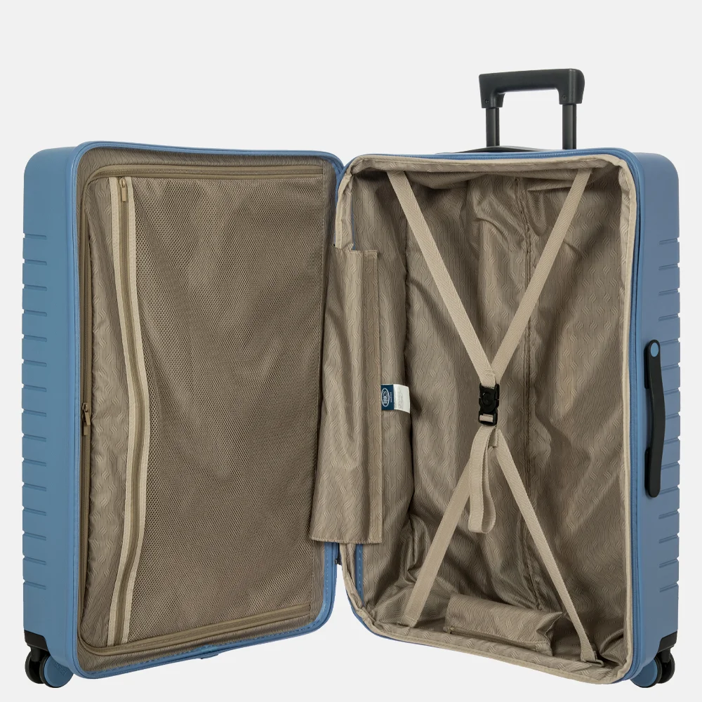 Bric's Ulisse Expandable reiskoffer 79 cm grey blue bij Duifhuizen
