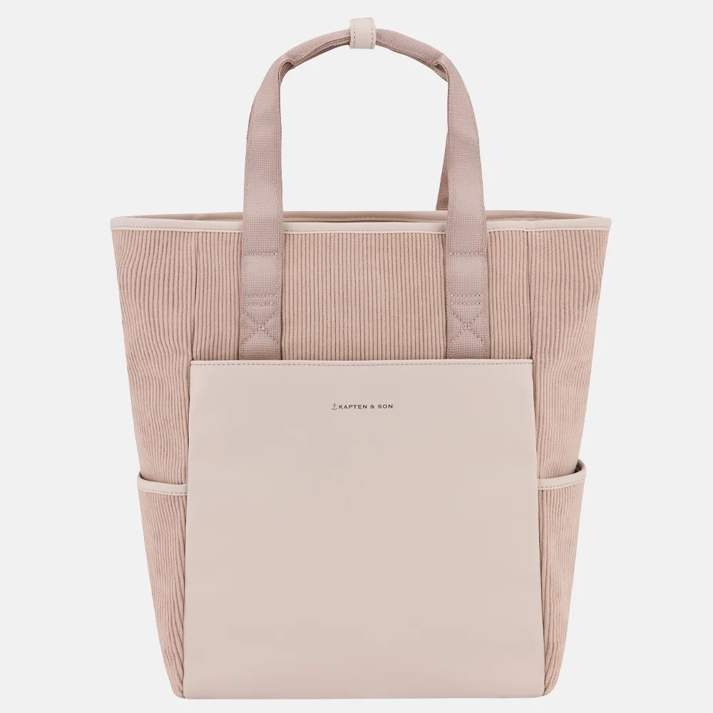 Kapten & Son Lindby Corduroy rugzak rose clay