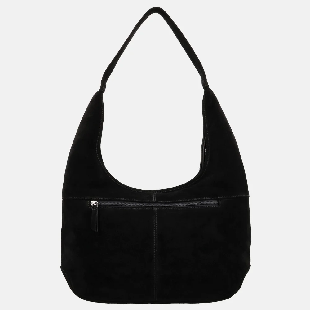 Hide & Stitches Brazos buideltas suede zwart bij Duifhuizen