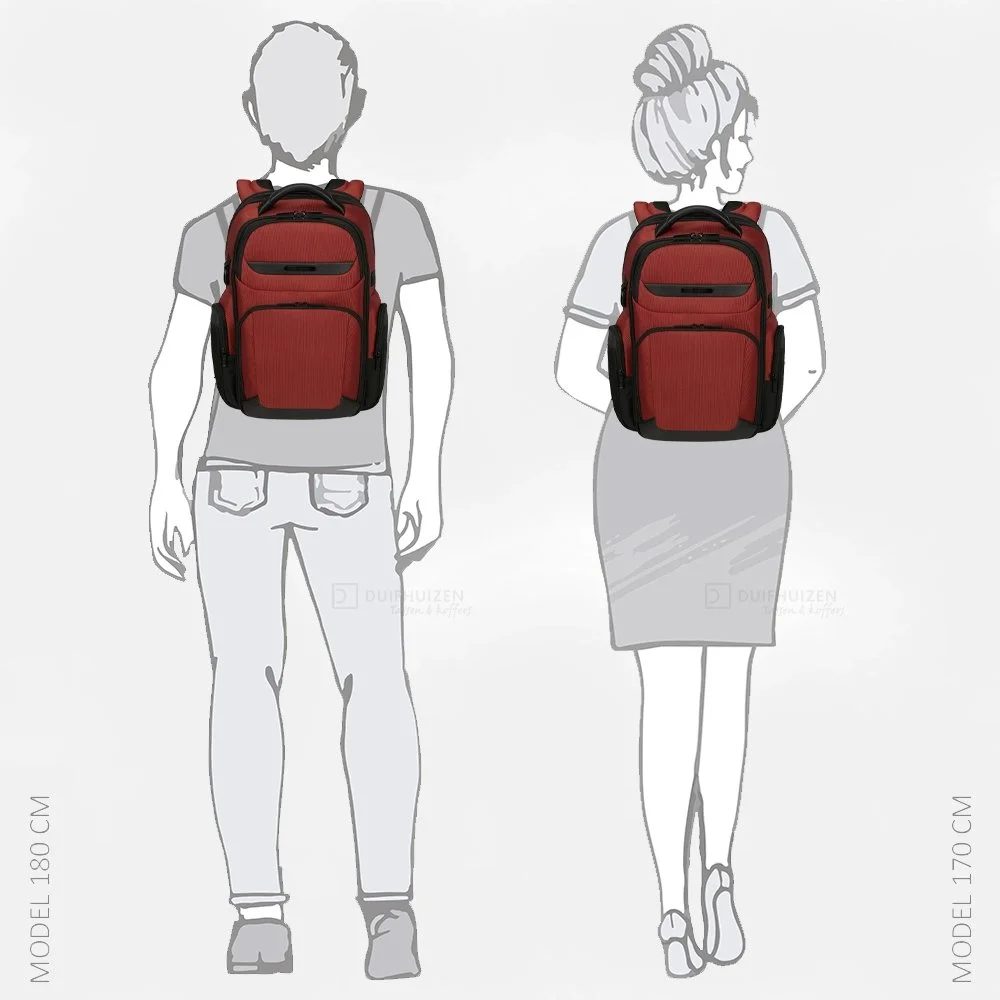 Samsonite Pro-Dlx 6 rugzak 15.6 inch red bij Duifhuizen