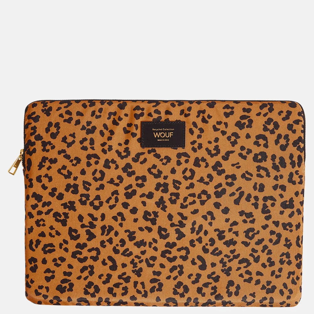 Wouf Agar laptophoes 15/16 inch leopard