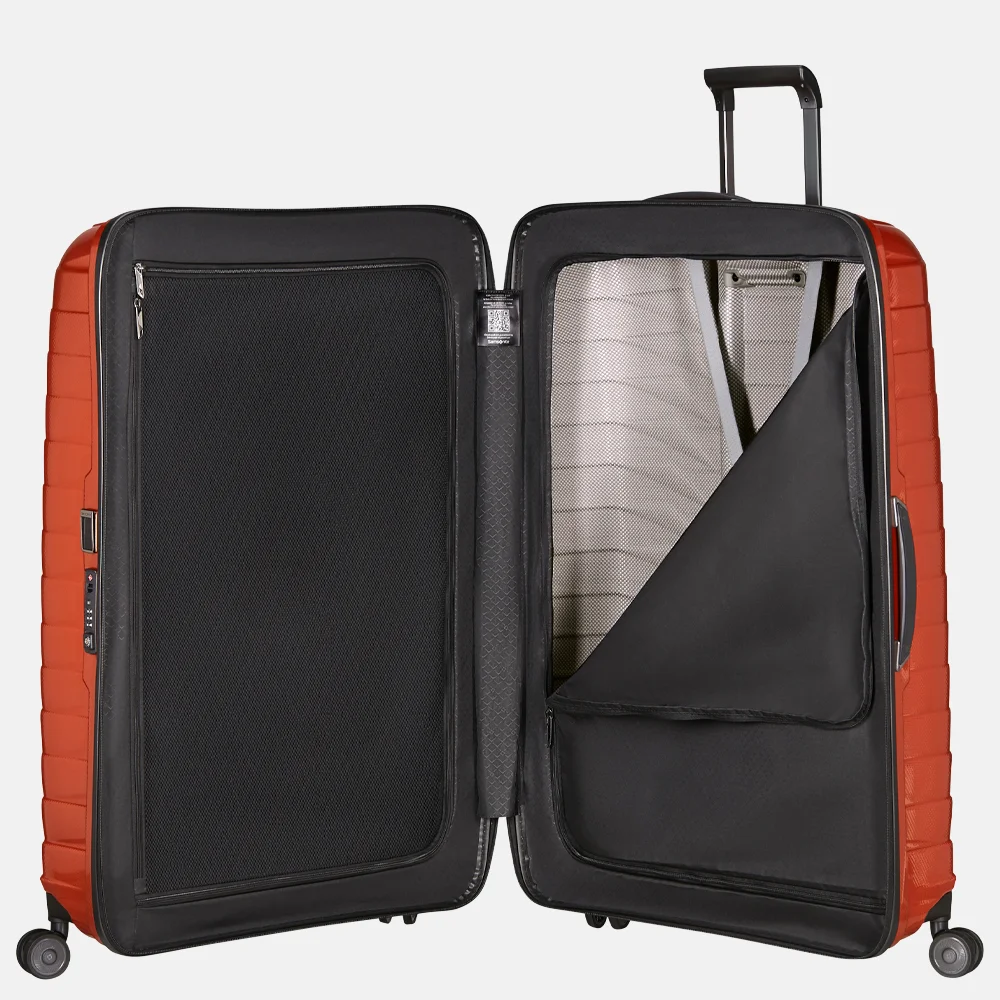 Samsonite Proxis spinner reiskoffer 81 cm flame bij Duifhuizen