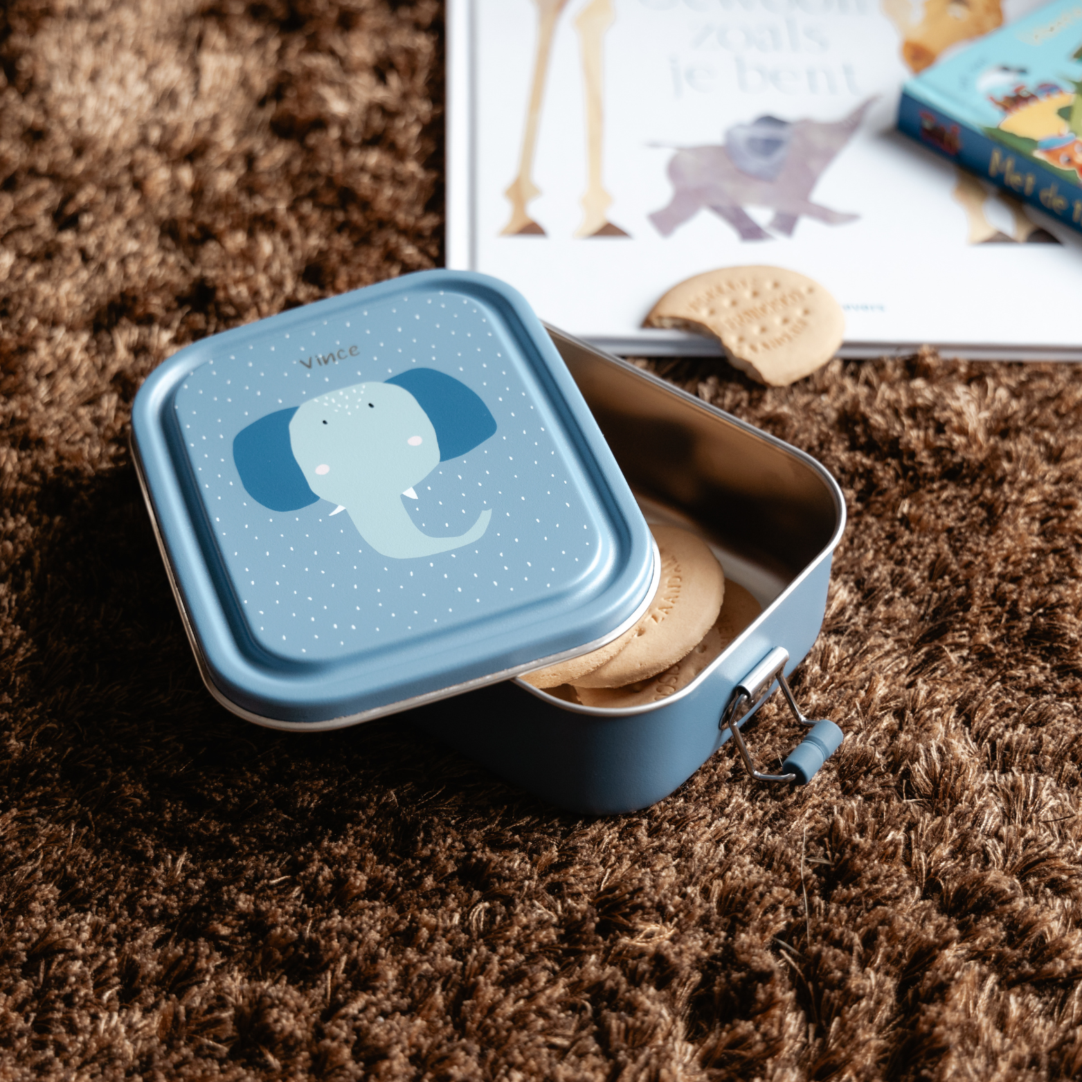 Trixie lunchbox small mrs elephant bij Duifhuizen