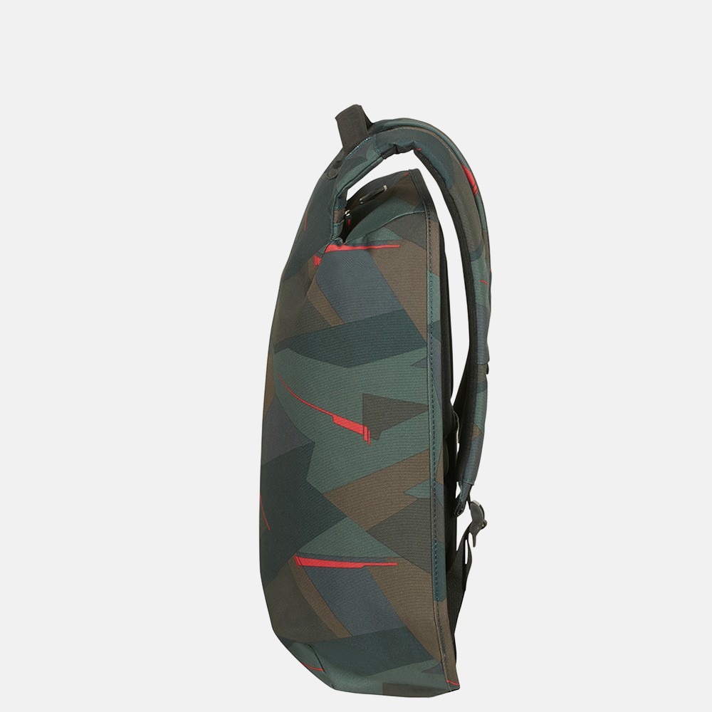 Samsonite Securipak laptop rugzak 15.6 inch deep forest camo bij Duifhuizen