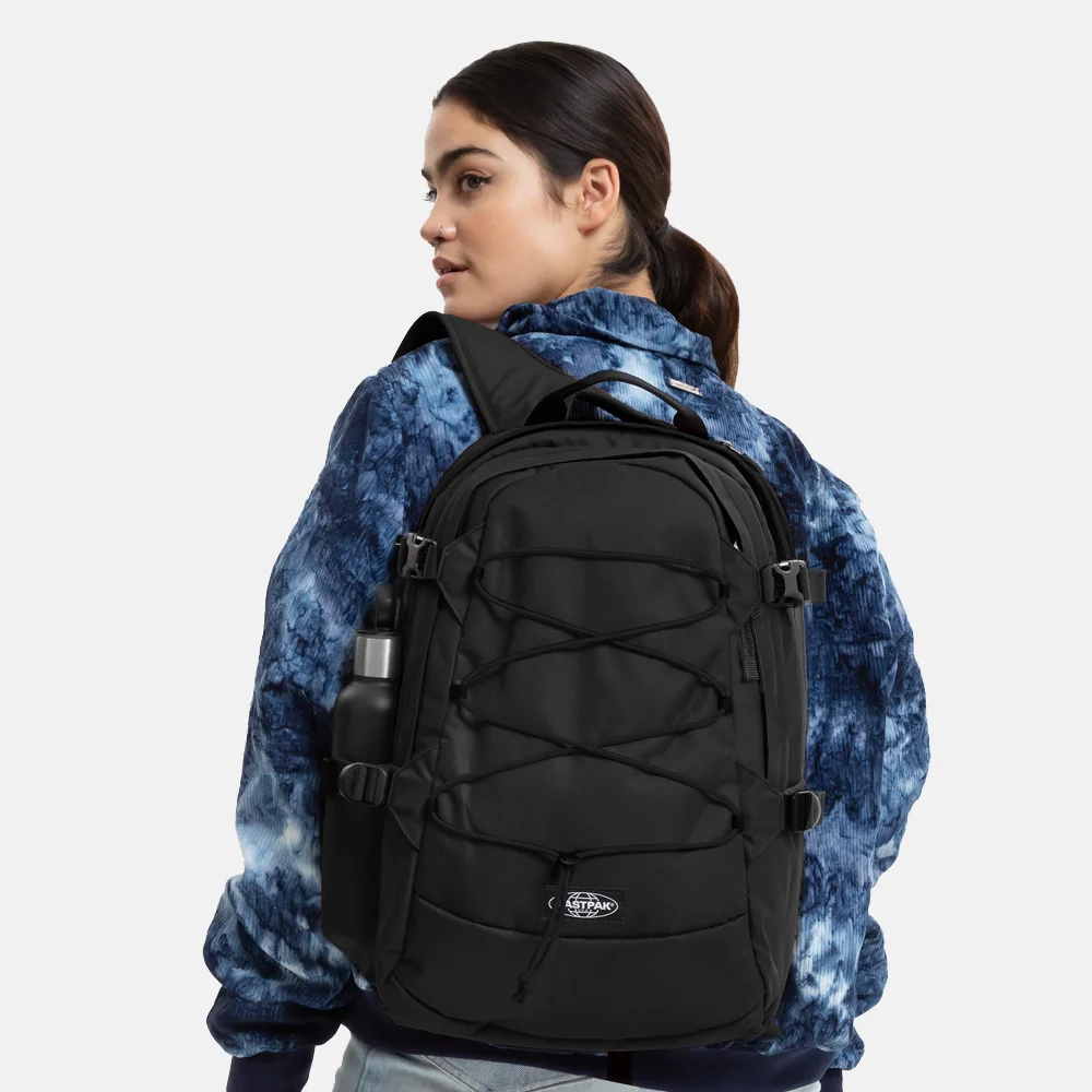 Eastpak Gerys rugzak 16 inch mono black bij Duifhuizen
