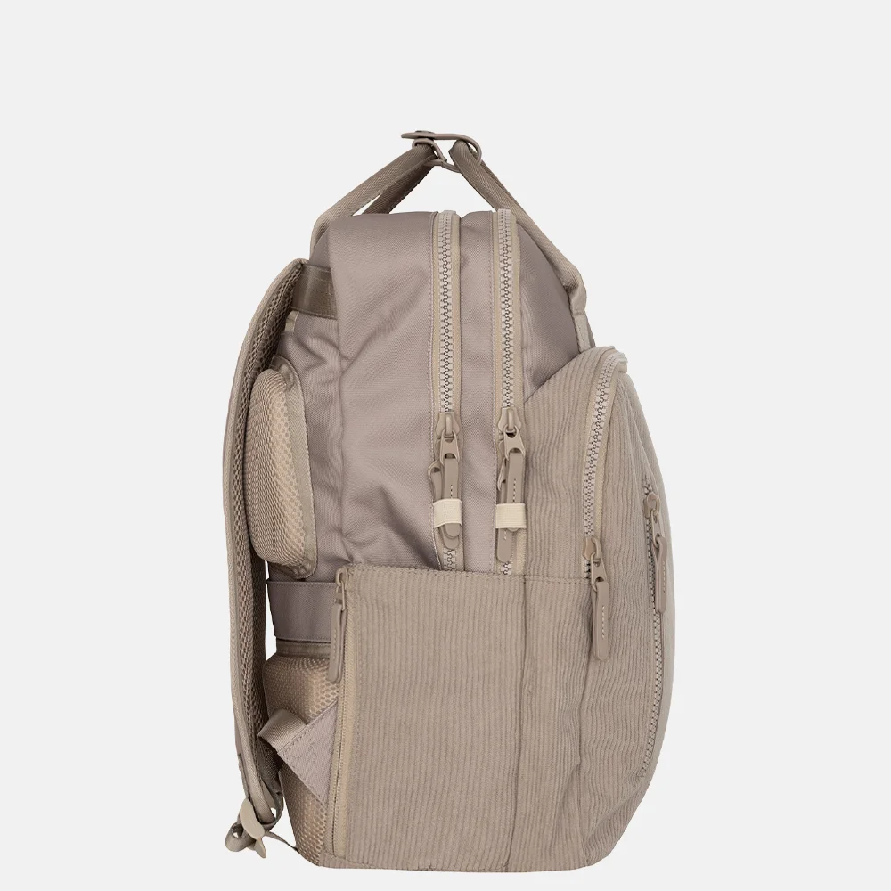 New Rebels Milwaukee rugzak ribby taupe bij Duifhuizen