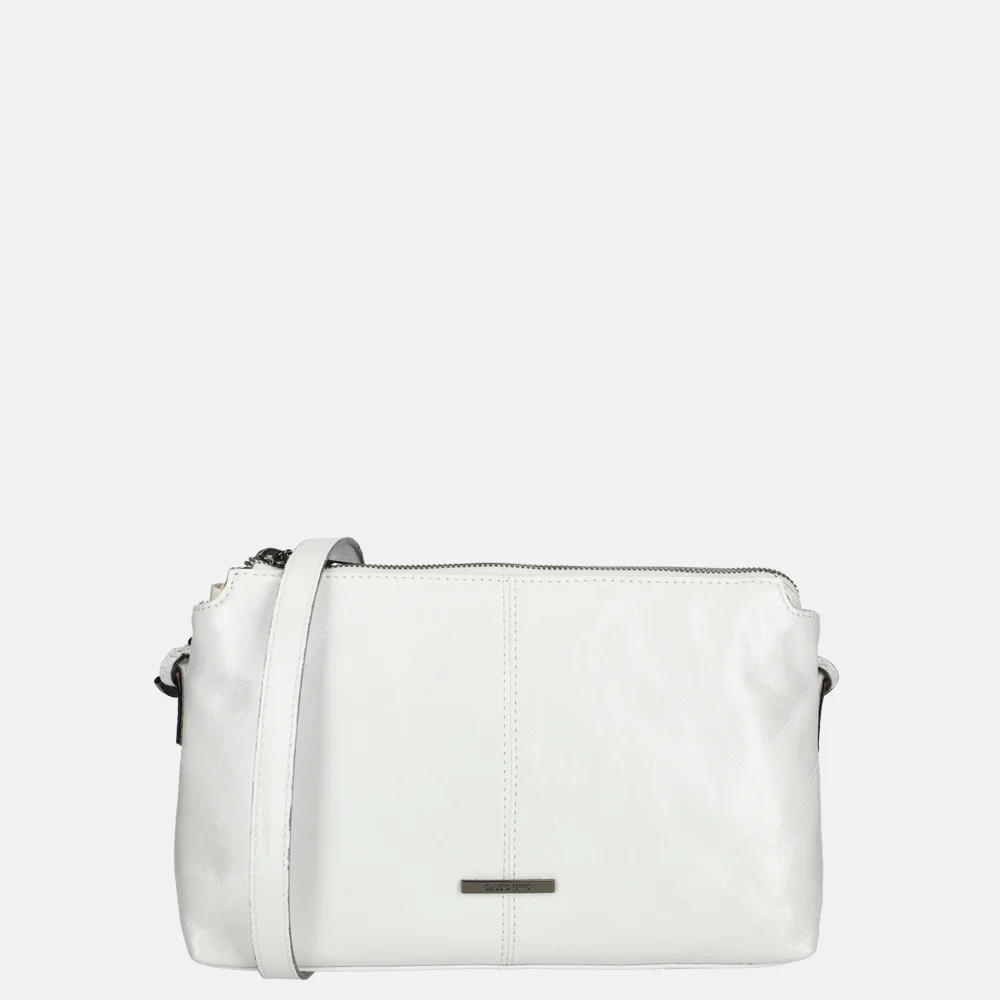 Claudio Ferrici crossbody tas white bij Duifhuizen