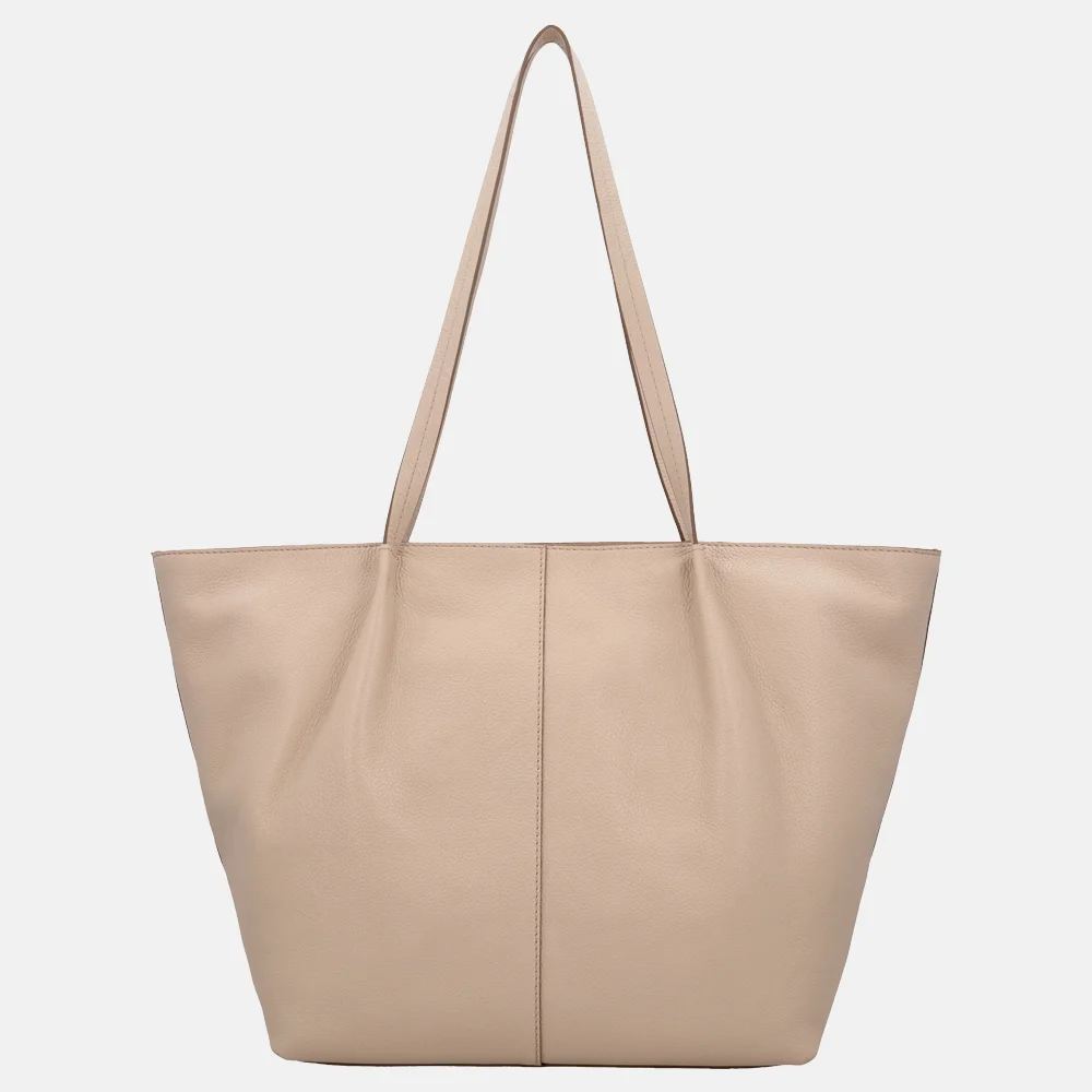 Loulou Essentiels Lola shopper cashmere bij Duifhuizen