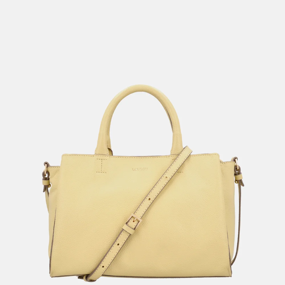 Loulou Essentiels Vera handtas M sorbet yellow
