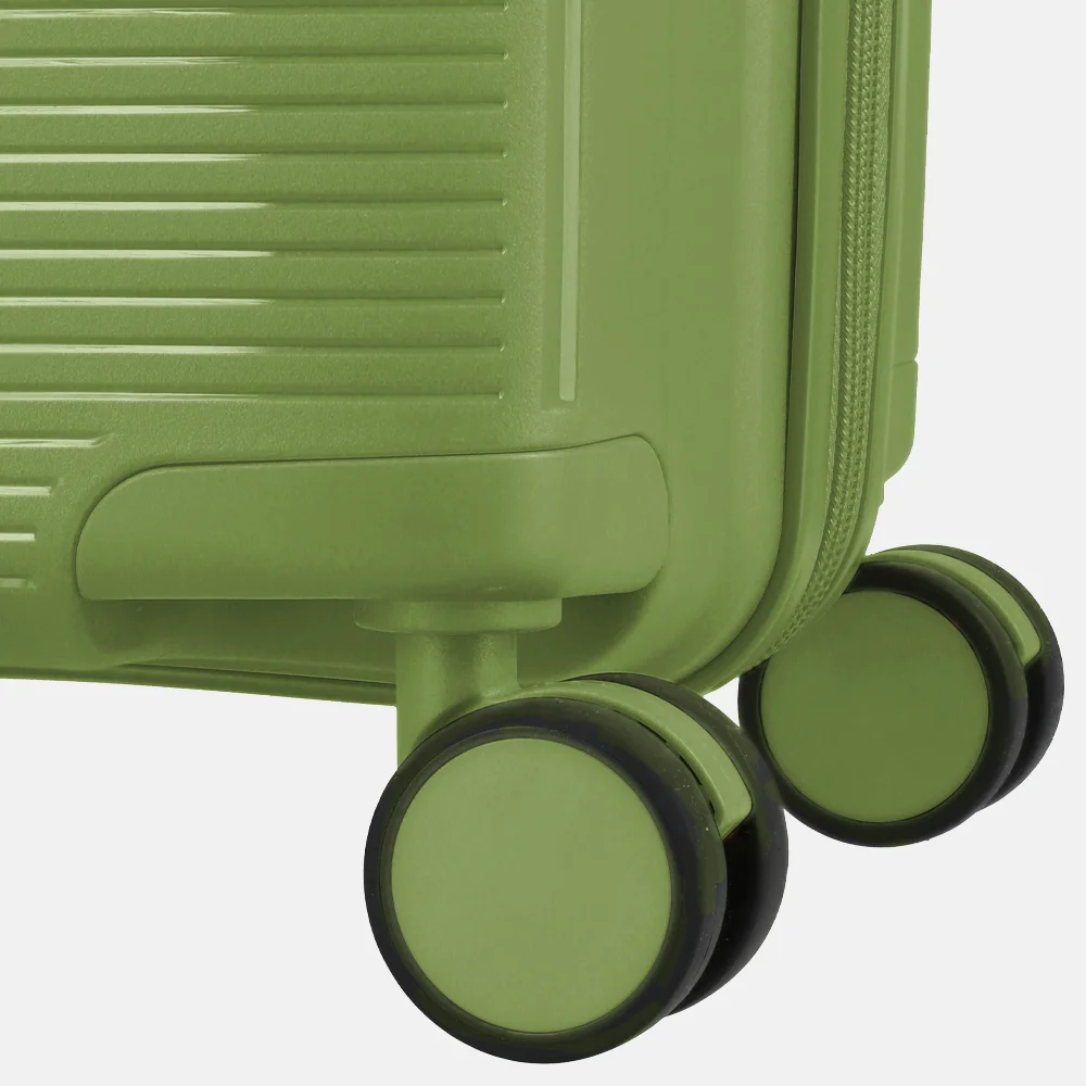 Travelite Pacific spinner 55cm olive bij Duifhuizen