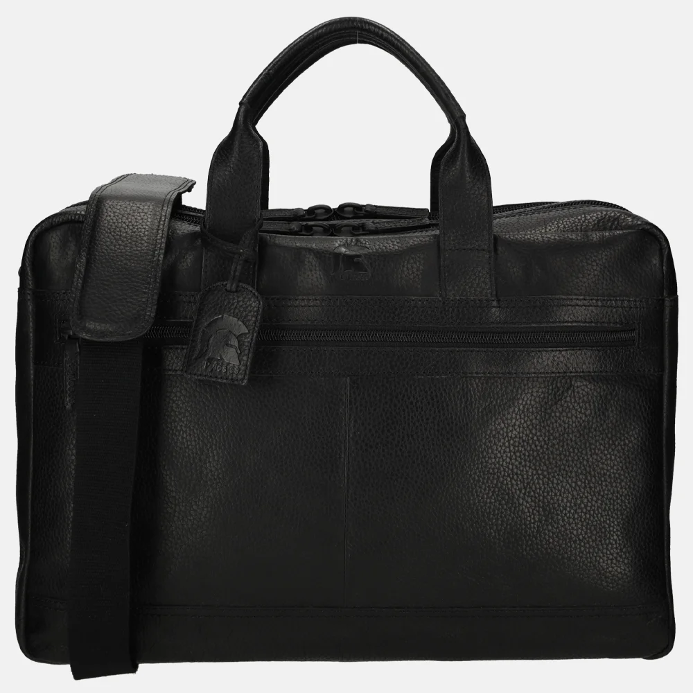 Pylos 59 Sarda laptoptas 17 inch laptoptas black bij Duifhuizen