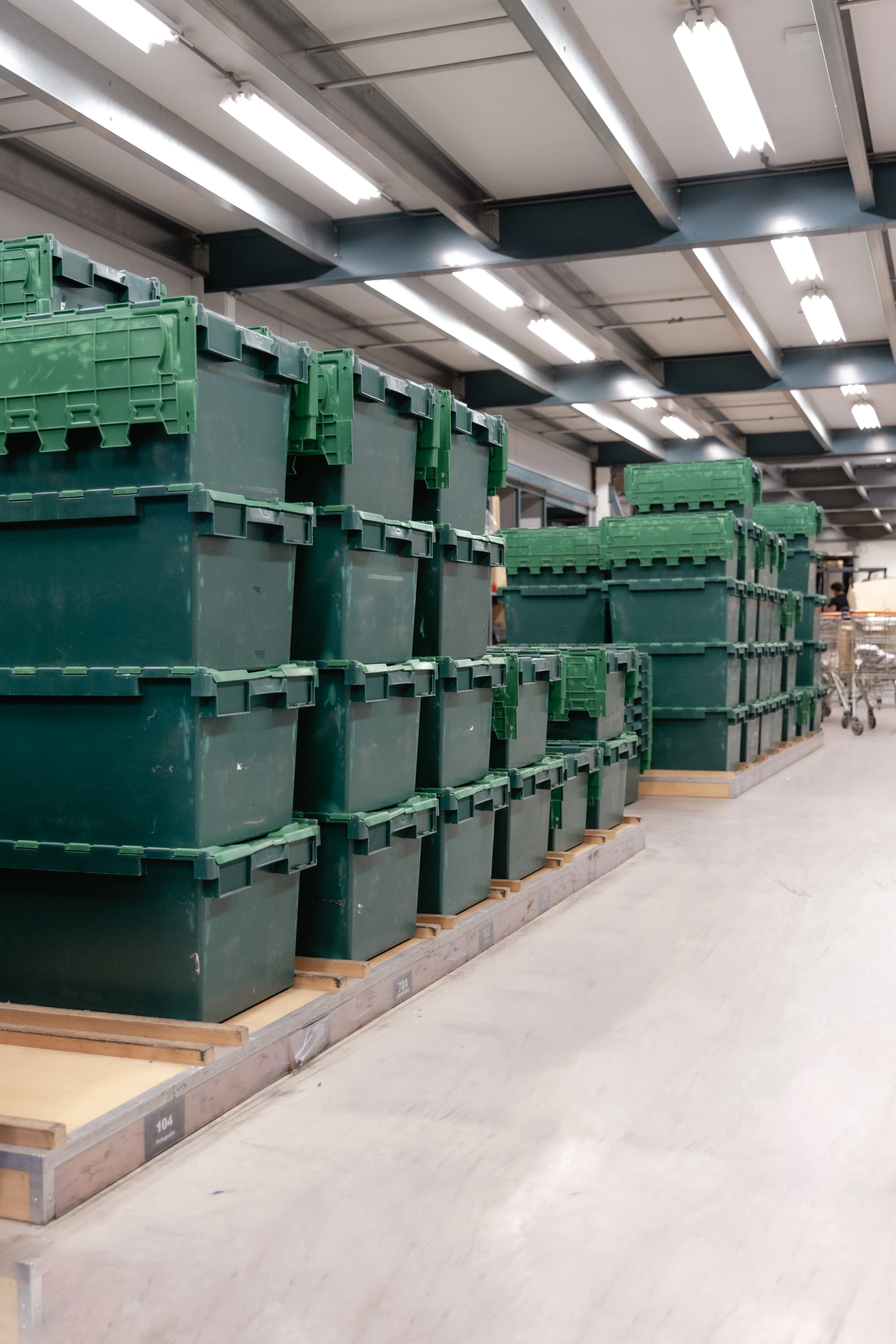 Duifhuizen duurzaam groene kratten