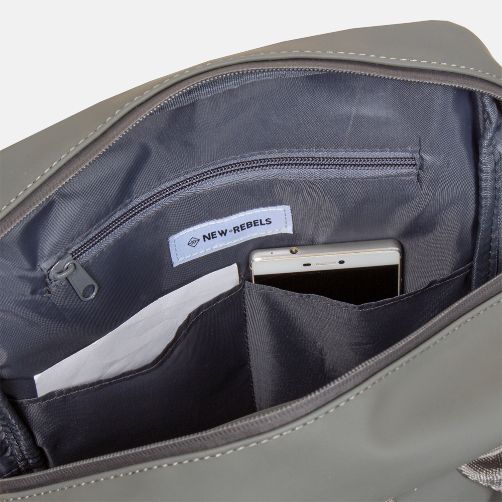 New Rebels Harper rugzak 13.3 inch antracite bij Duifhuizen