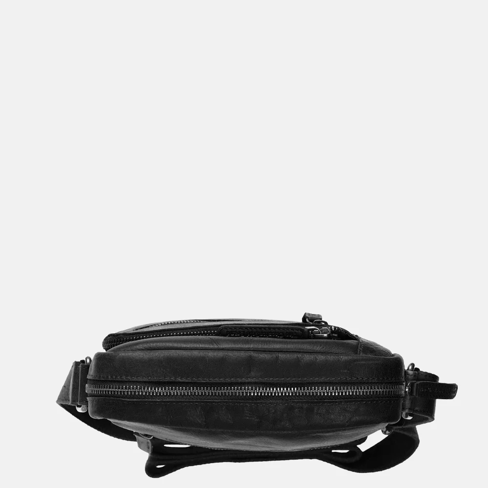 Chesterfield Dessau schoudertas black bij Duifhuizen