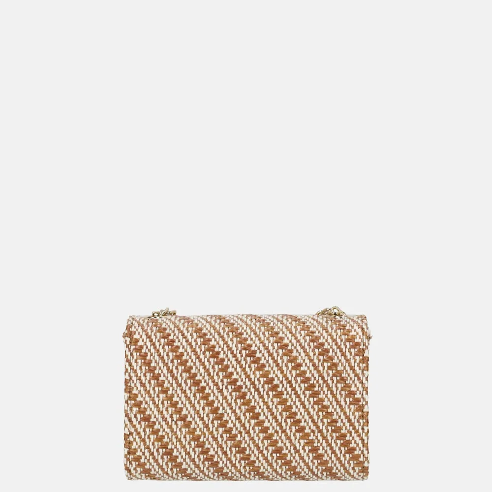 Valentino Bags Divina summer crossbody tas cuoio/multicolor bij Duifhuizen