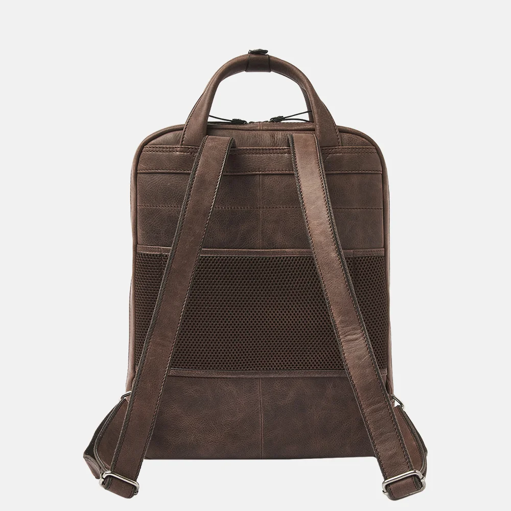 Castelijn en Beerens laptoprugzak 15 inch mocca bij Duifhuizen