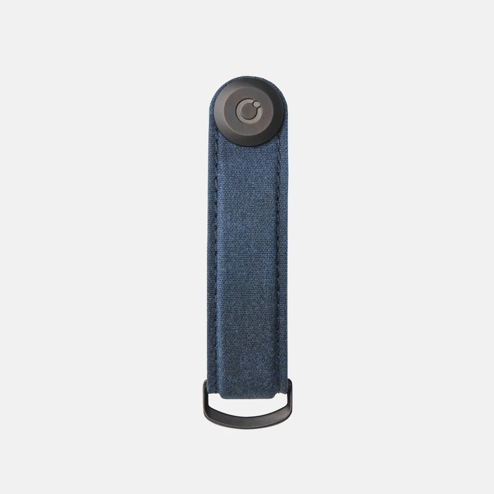 Orbitkey  2.0 Waxed canvas navy blue bij Duifhuizen