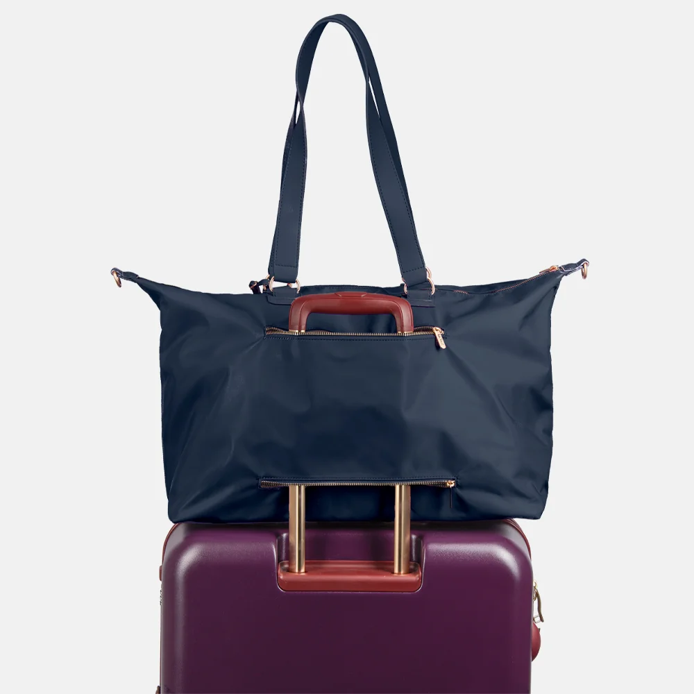 Mosz Sandy weekendtas navy blue bij Duifhuizen