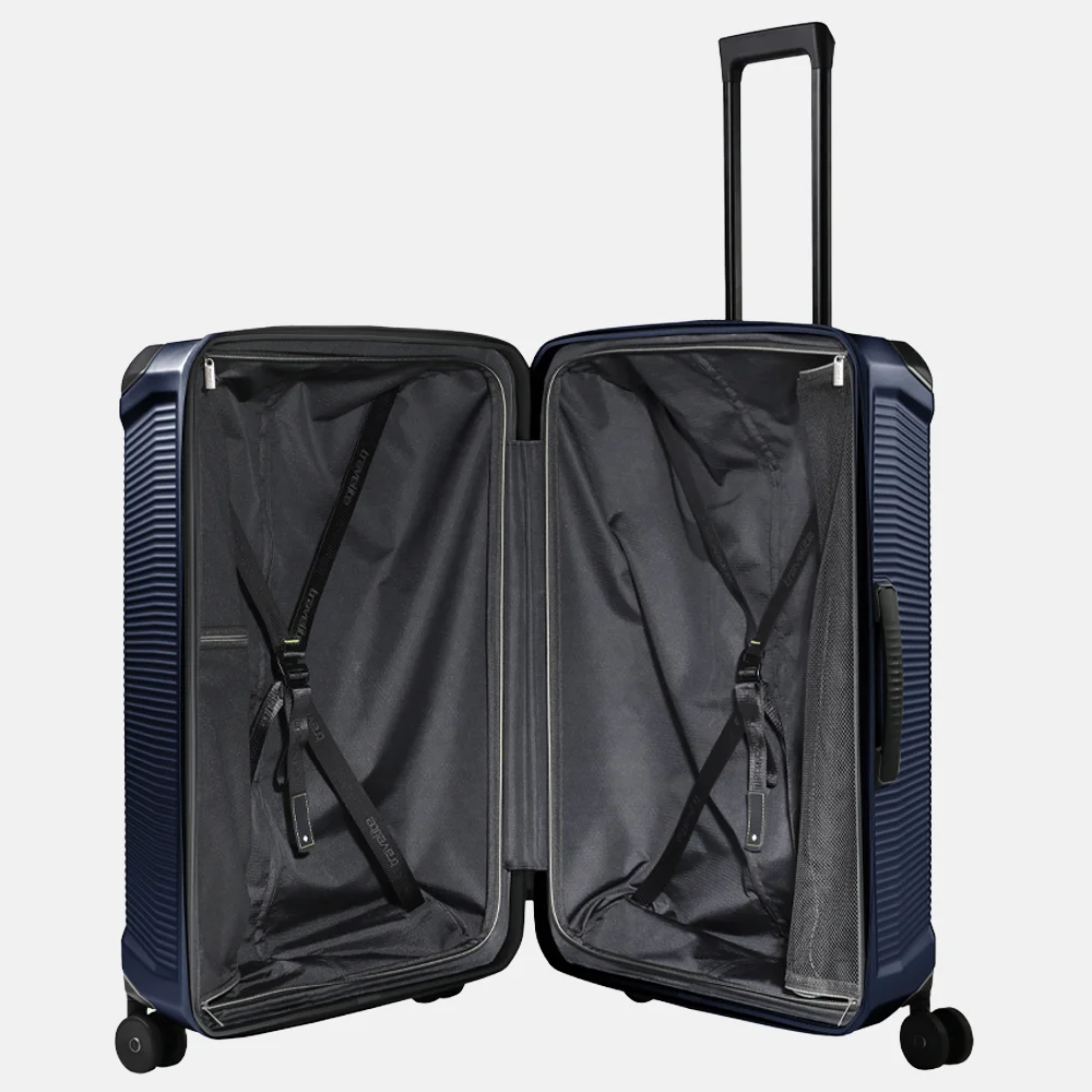 Travelite Millennium spinner 76 cm navy bij Duifhuizen