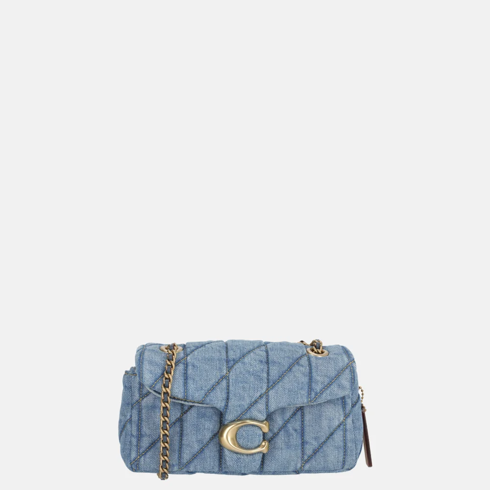 Coach Tabby Quilted schoudertas 20' indigo bij Duifhuizen