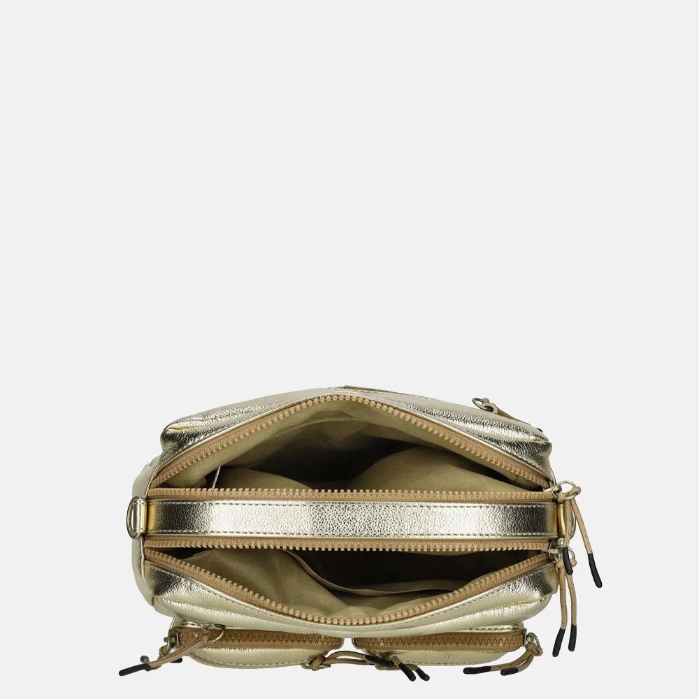Enrico Benetti Celine crossbody tas metallic goud bij Duifhuizen