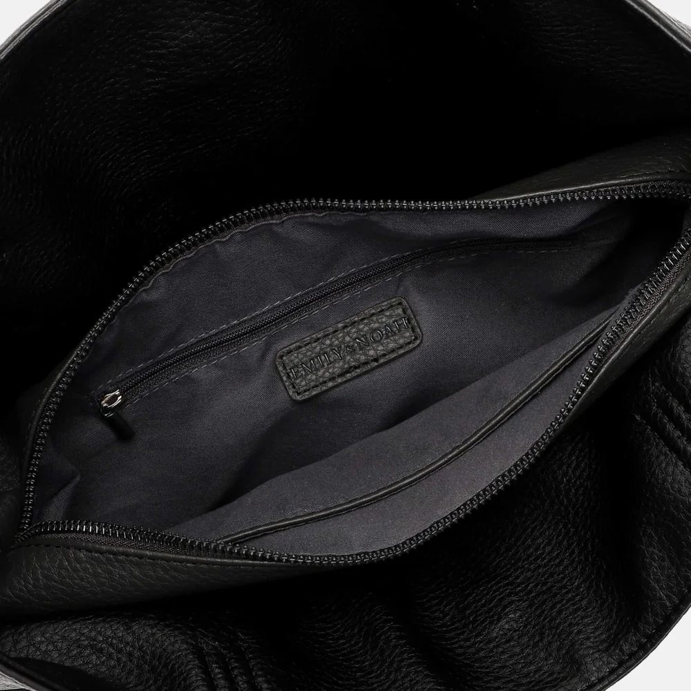 Emily & Noah Eva bag-in-bag shopper reversible grey/black bij Duifhuizen