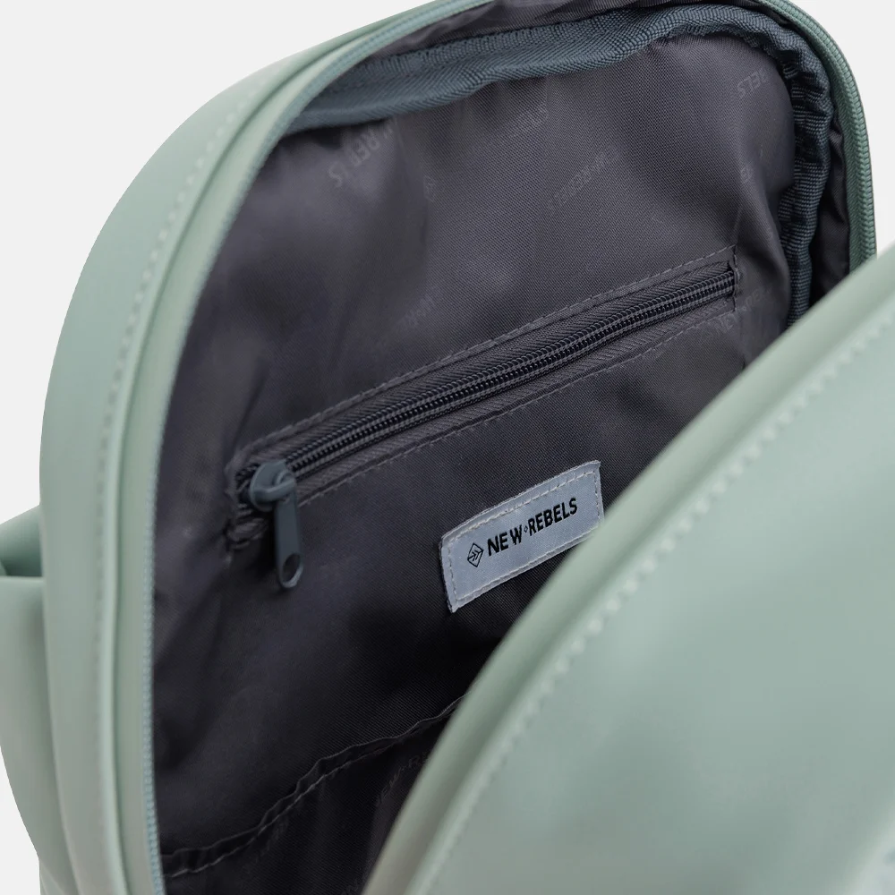 New Rebels Harper rugzak 13.3 inch salie groen bij Duifhuizen
