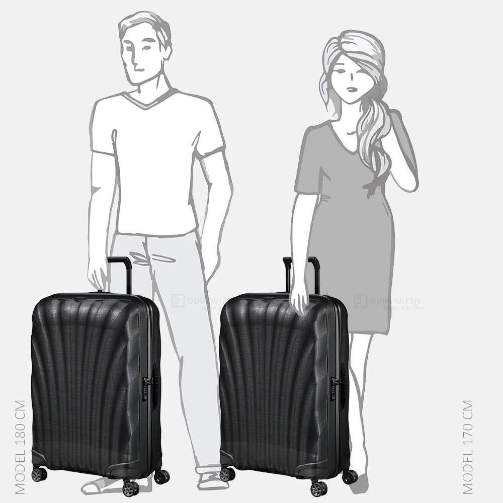 Samsonite C-Lite reiskoffer 75 cm black bij Duifhuizen