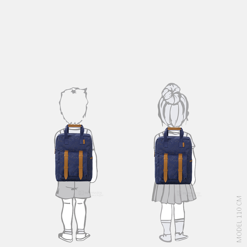 Fresk kinderrugzak L indigo dots bij Duifhuizen