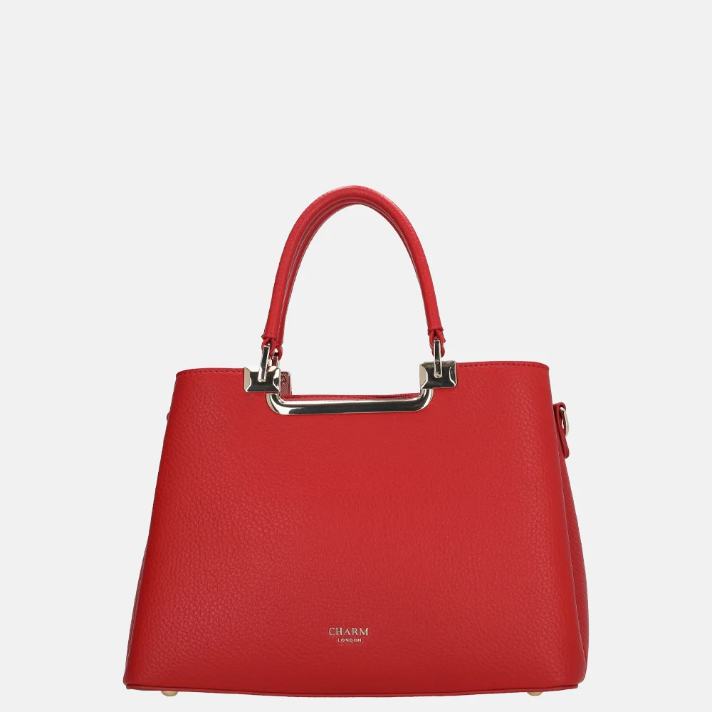Charm London handtas M wijnrood bij Duifhuizen