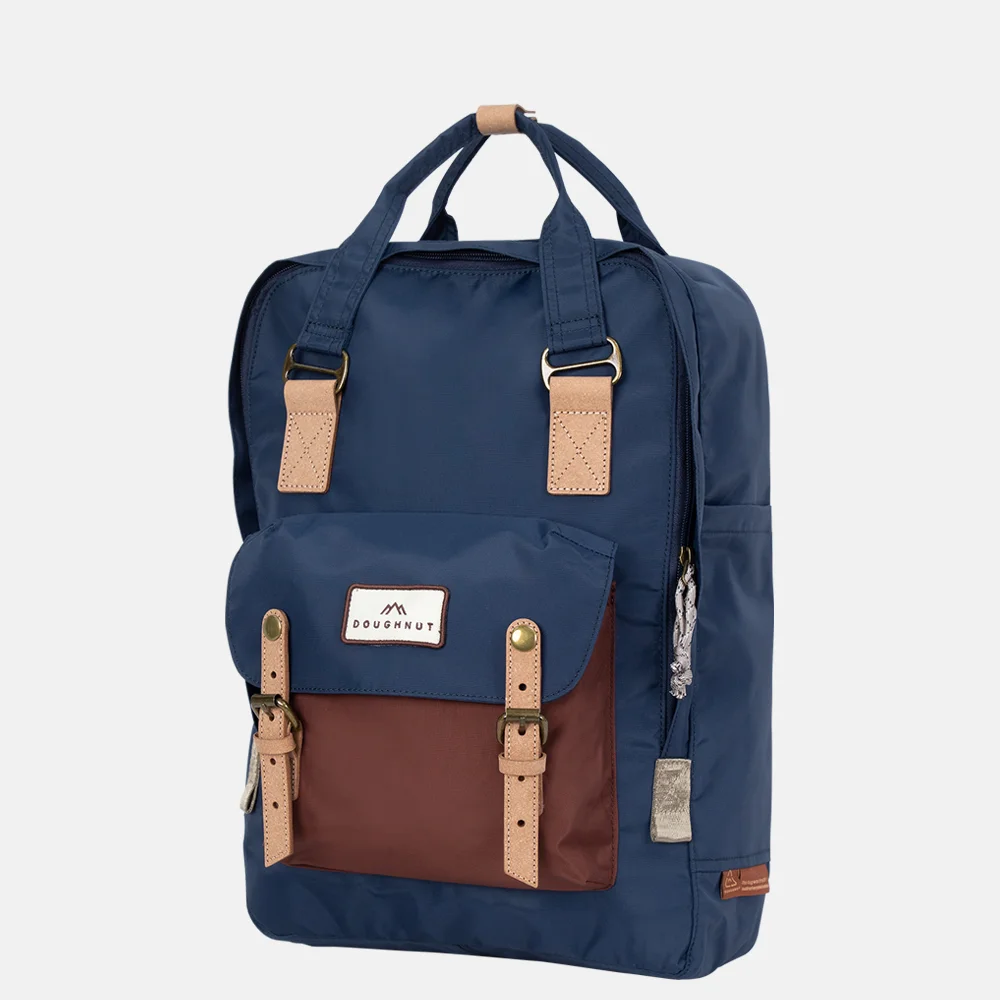 Doughnut Macaroon Large Jungle Backpack rugzak 15 inch navy bij Duifhuizen