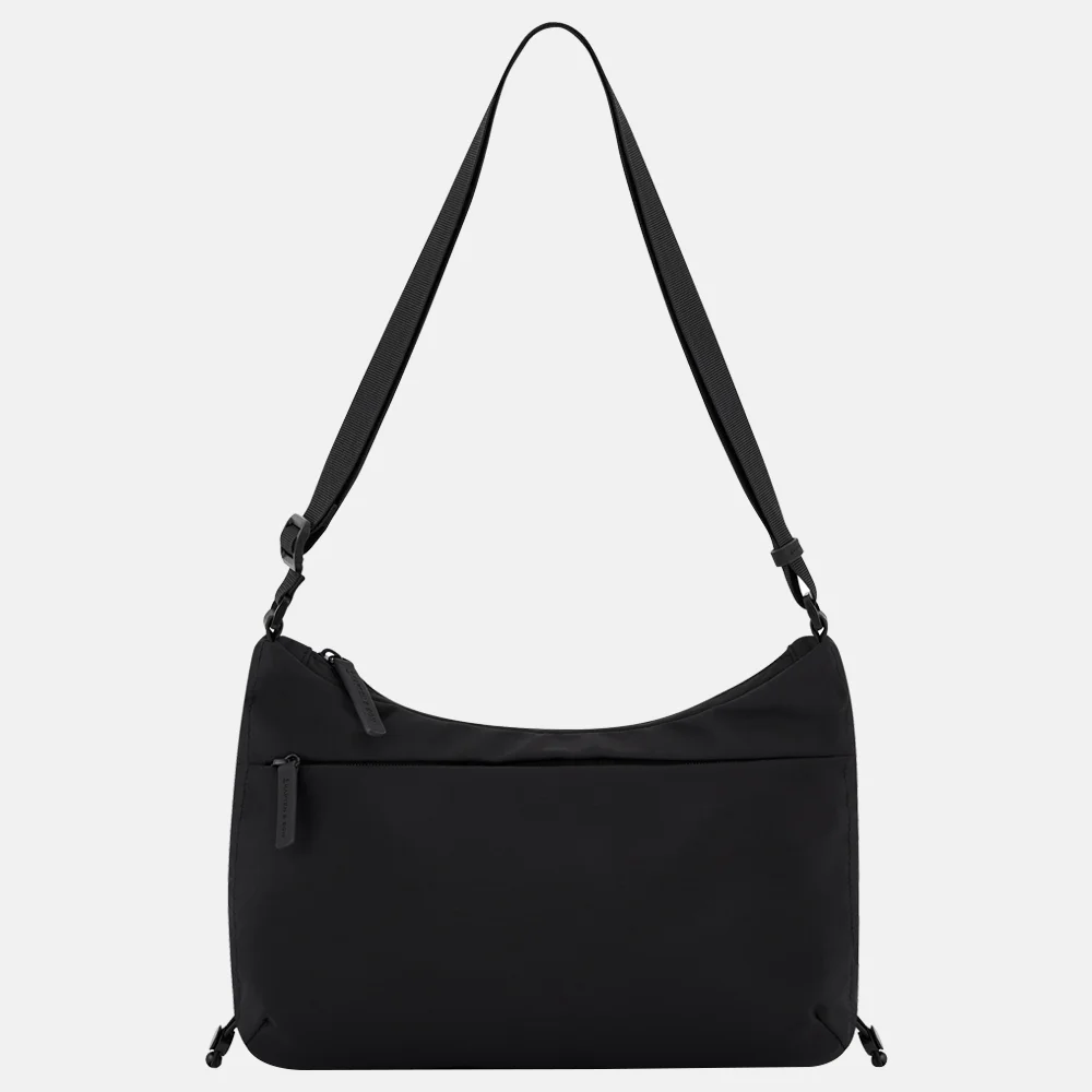 Kapten & Son Skara Small crossbody tas all black bij Duifhuizen