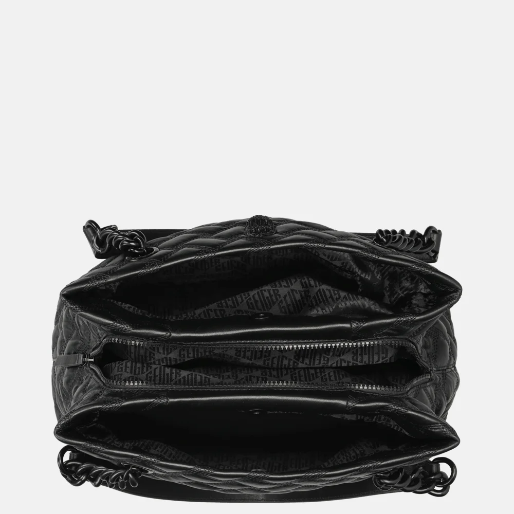 Kurt Geiger Kensington tote drench shopper black bij Duifhuizen