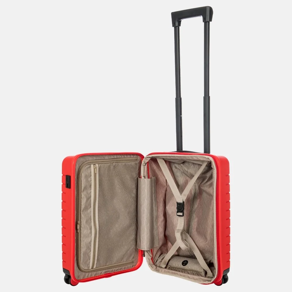 Bric's Ulisse Expandable handbagage koffer 55 cm red bij Duifhuizen