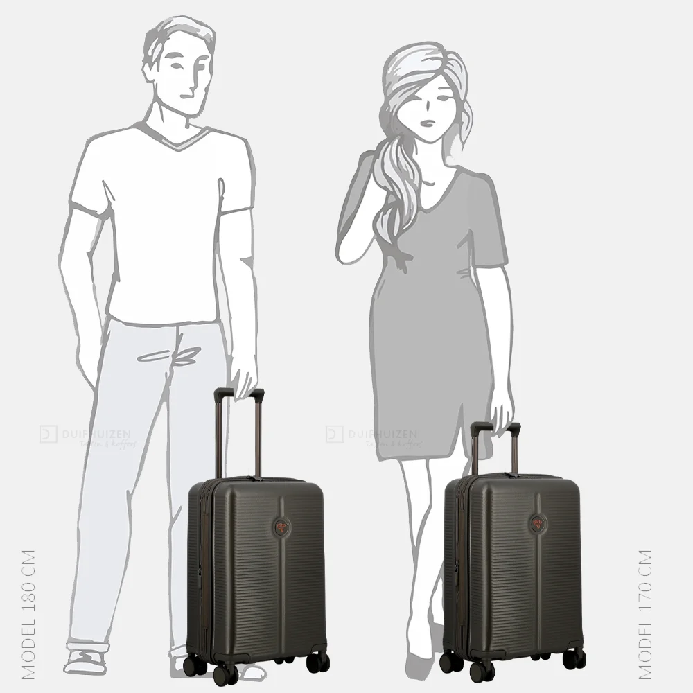 Jump Breed handbagage koffer 55 cm mokka bij Duifhuizen