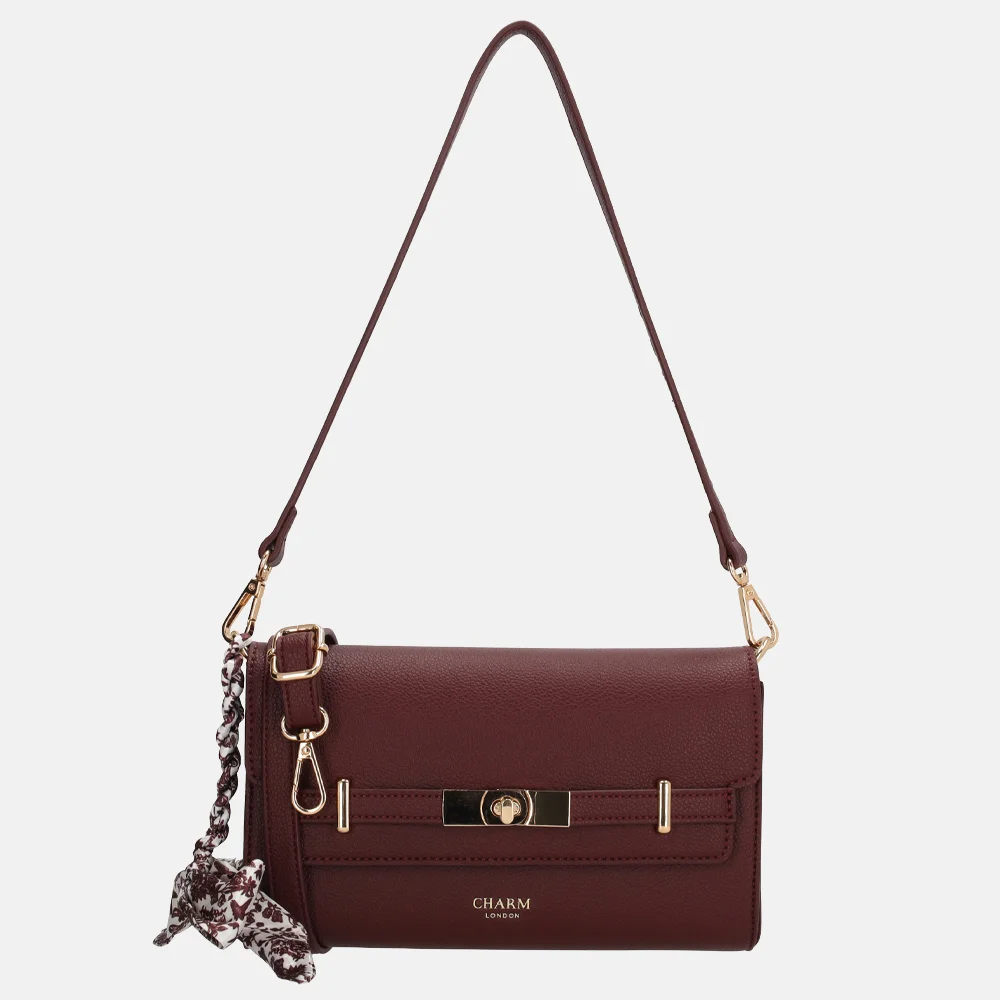 Charm London The Hamptons envelop clutch bordeaux